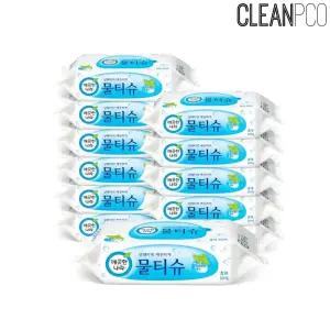 깨끗한나라 페퍼민트 휴대용물티슈 30매 10팩여행 여행용 용물 용티슈 ？？티슈 일회용 깨끗한