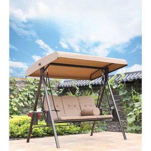 3인 스윙체어 야외 흔들의자 그네 캐노피 정원 팬션 의자 벤치