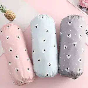 삼각김밥 사무용 작업용 팔토시 방수 (4세트)린넨 용팔 핸드워머 워머 손목 미술용 귀여운 제빵 요리 팔토