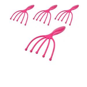 별거 아닌데 선물받으면 좋은 헤어 마사지기 X 4개입머리안마 샴푸빗 브러시 러쉬 두피 지압 두피지 맛사지