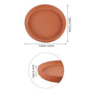 세라믹 클레이용 실내 테라코타 화분, 트레이, 꽃 쏘서 둥근 접시, 드립 도자기