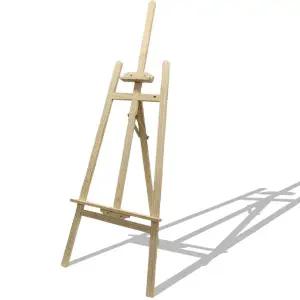 다용도 전시 박람회 접이식 우드 이젤 원목 받침대미술 휴대용 결혼식장사진 캔버스삼각대 전시회 용이젤