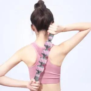 4볼 마사지 스틱 다리 종아리 허벅지 롤러 봉마사지 도구 근육풀기 맛사지봉 종아리알 알풀기