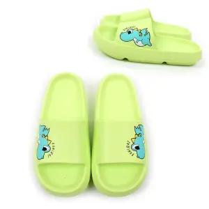 팬콧 EVA 슬리퍼 그린 캐릭터 주니어 학생 아동실내화