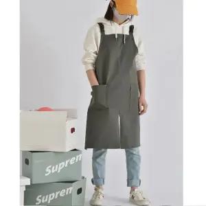 방수앞치마 미술 작업 예쁜 패브릭 주방 미용앞치마 바리스타 업소용 원피스 작업용 용남성 카페용 H앞치마