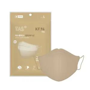 KF94 타스 플러스 컬러에디션 대형 크림베이지 100매보건용마스크 외출용 어른 성인 성인용