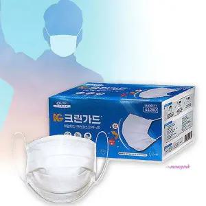 유한킴벌리 비말차단 크린마스크 50매 일회용mno578