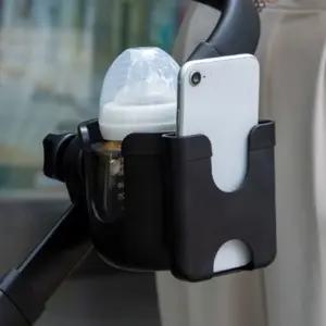 360도 회전 유모차 컵홀더+스마트폰 거치대 H5음료수 걸이 아기 2인용트라이크 선풍기 강아지 노인 중고 핸