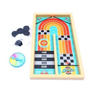 짜릿한 트랙 컬링 게임 보드 비식품 1타 2개입보드 가족 실내 놀이 미니