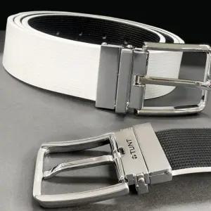 컷팅가능허리벨트 골프웨어 견고한 회전 양면혁띠남성가죽 선물 통가죽 남자코디 멋진 허리띠 클린