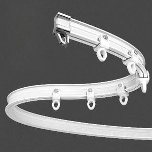 라운드커튼레일 곡선 U자 텐션 합금 준파 커튼용 구부릴 거실 과 물리 병원 기본 DS 7H