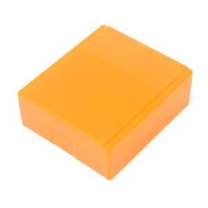 준비된 현미경 슬라이드용 4색 플라스틱 유리 박스 25개 생물학적 보관 케이스 홀더