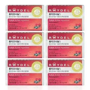 [레이델] 폴리코사놀5 200mg x 30정 x 6박스 WYS