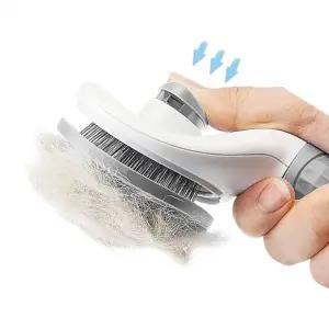 [GS마켓] 60도 각도 자동제모 반려동물 슬리커 브러쉬 털제거 브러시 고양이 강아지 빗