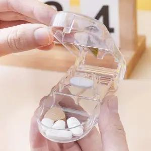 알약 커팅기 컷팅기 분쇄기 약 자르기 절단기 투명