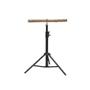 앵무새횟대 삼각대 나무 새집 놀이터 스탠드형 애완조