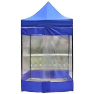 소형 캐노피 농막 이동식 대기실 천막 지붕 농기구 캠핑