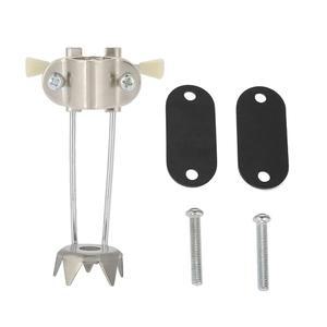 아이스캔디 부착물, 4개의 프롱 헤비 듀티 팁 부착물 워킹 모빌리티 목발 논슬립 아이스 그립 스틱 트레킹 폴 접이식 나무 액세서리