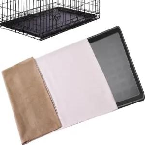반려견 상자 팬 커버 세척 가능한 침대 라이너 36x24인치 반려동물 케이지 트레이 장착 용품용 범용