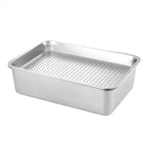 물빠짐 거름망 스텐 바구니 스테인리스 업소용 원형 소쿠리