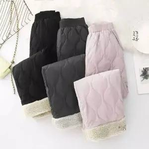 율랑팡 팬츠 여성용 면 캐주얼 세무 방야상 면린넨 두껍게 HO1