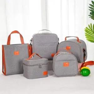 보냉 런치 토트백 아이스 도시락 주머니 이유식 쿨러 파우치