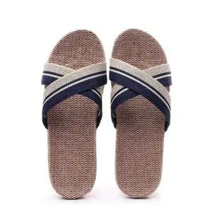 [룽스]슬리퍼 여름 린넨 편안한쓰레빠 실내화