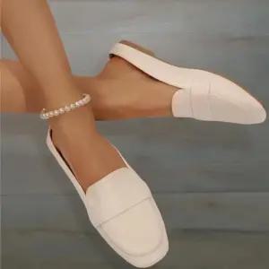 [신상오픈런]여성 정통 가죽 뮬 블로퍼 플랫 로퍼 (41993064)