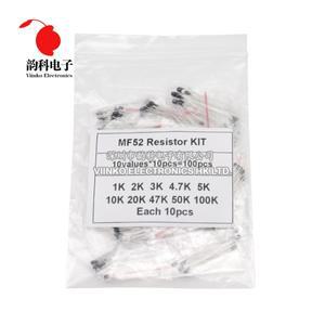 NTC 서미스터 저항 키트 NTC-MF52AT 1K 2K 3K 4.7K 5K 5% 3950B 개  값 X