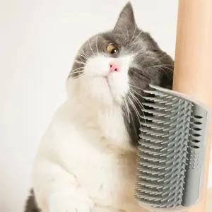 셀프 그루머 고양이 브러시 코너빗 고양이빗 고양이브러시 캣브러시