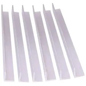 VERNUOS 6 PCS 1인치 x 1 /8인치 알루미늄 앵글 6061 길이 12인치 T6511 밀 재고 두께