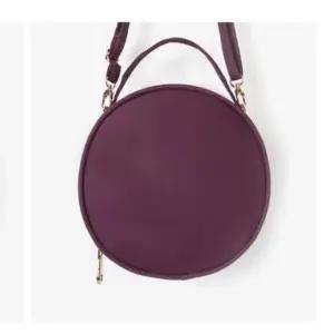 템버린백 데일리 숄더백 라운드 크로스 가방 퍼플