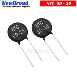 10pcs 서미스터 저항기 NTC 5D-20 열