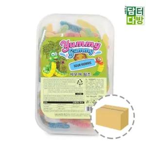 젤리 야미 사우어 웜즈 (12개입) 200g 1BOX