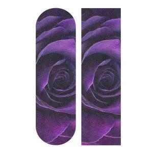 볼라즈 스케이트보드 그립 테이프 시트 디자인 덱 롱보드 그립테이프 퍼플 로즈 미끄럼 방지 방수 사포