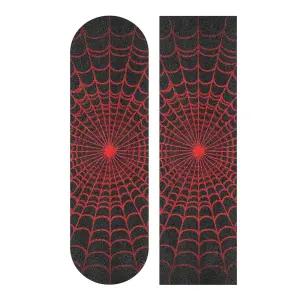 볼라즈 스케이트보드 그립 테이프 시트 디자인 덱 롱보드 그립테이프 레드 스파이더웹 미끄럼 방지 방수