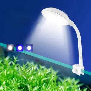 미니 어항 클립 LED 조명 수족관 식물 고휘도 램프
