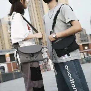 [룽스]크로스백 바디백 나일론 클러치 슬링백