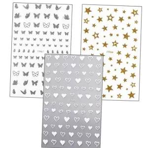 [비케이엠_62]분장용 스티커 꾸미기 타투 할로윈 얼굴 금박