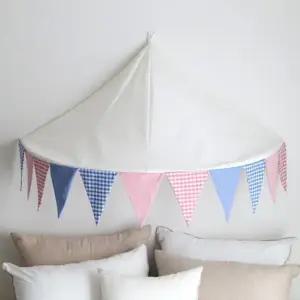 체크가랜드 반원 캐노피 아이방 꾸미기 혼자자기 유치원/어린이집