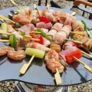 위플레이스 캠핑 꼬치 400g 16꼬치 캠핑음식밀키트