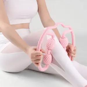 [퍼니메이커]홈트 몸매관리 허벅지 종아리 핸들마사지기 스트레칭밴드 여자홈트 필라테스도구 여자홈트레이