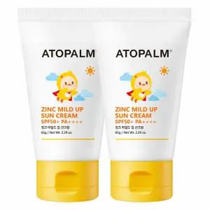 아토팜 징크 마일드 업 선크림 65g X 2개