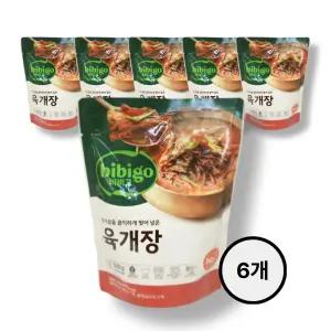 CJ 비비고 육개장 500g x6개