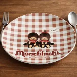 ( )캐릭터 멜라민 플레이트 20cm 예쁜 접시 디저트 그릇 가벼운 식기 캐릭터 접시