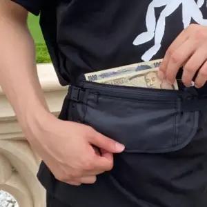 ( )여행용 복대가방 블랙 소매치기방지 액세서리 소매치기방지 블랙 여행