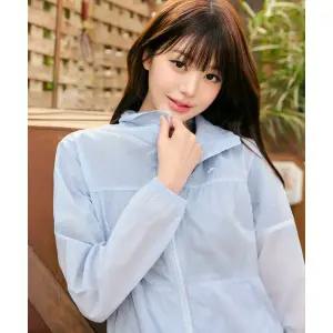 매장정품 [브랜드명] EIDER SHEER (시어) 여성 경량 셔링 자켓_ICE BLUE DWM26156IC 126203