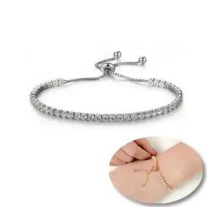 2종 럭셔리 큐빅 팔찌 실버 로즈골드 주얼리 선물