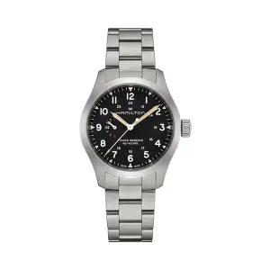 [신세계라이브쇼핑]해밀턴 H69509130 카키 필드 매커니컬 파워 리저브 남성 메탈 시계