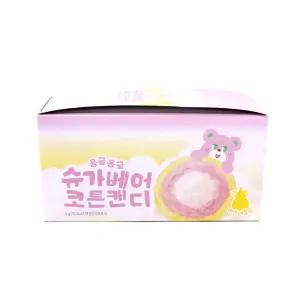 노티드 몽글몽글 슈가베어코튼 캔디 파인애플맛 4g 10개×6박스 /